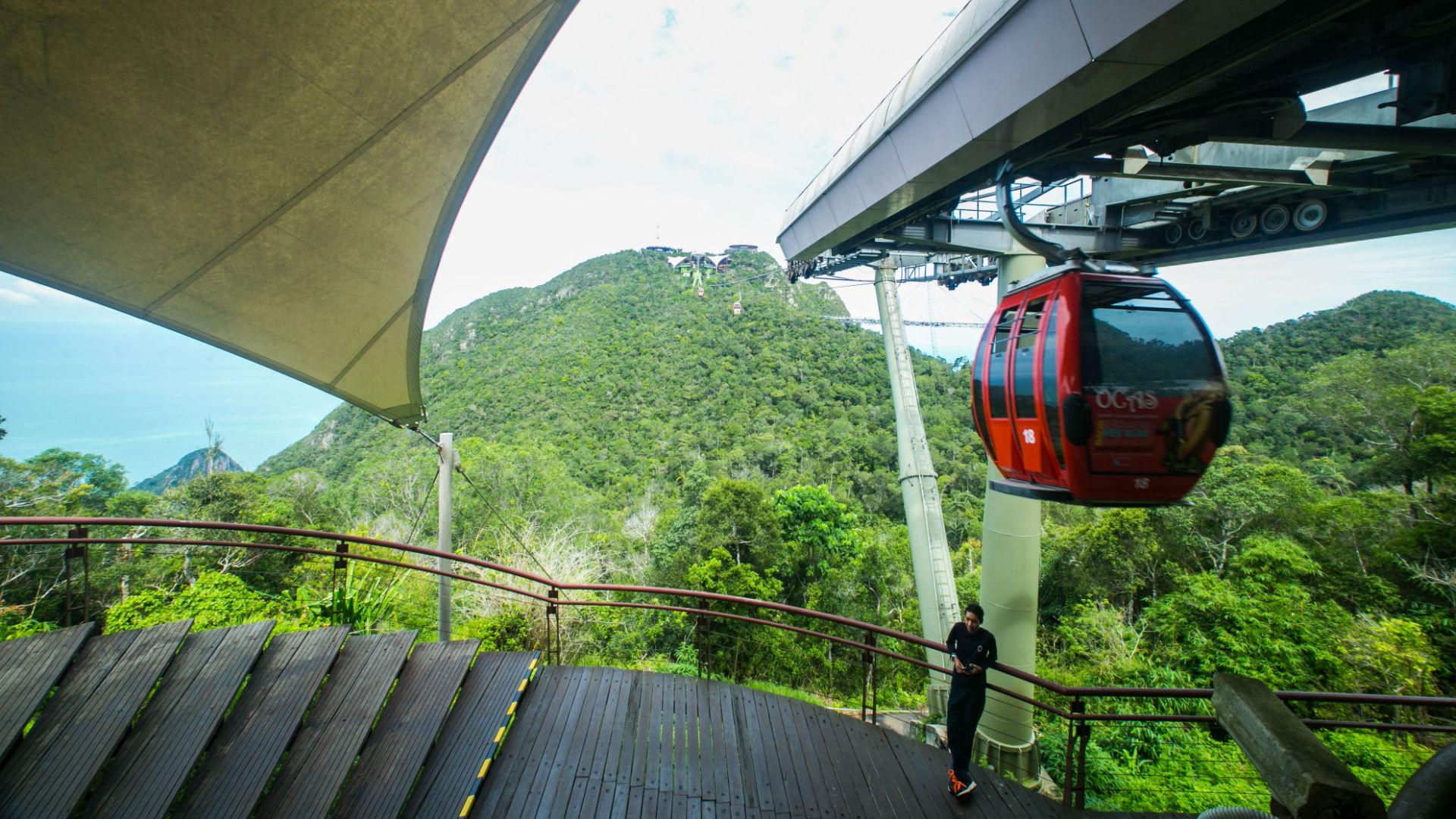Langkawi Cable Car in Langkawi from Casa del Mar Langkawi Hotel